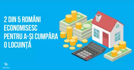 Studiu: 2 din 5 români economisesc pentru a-și cumpăra o locuință