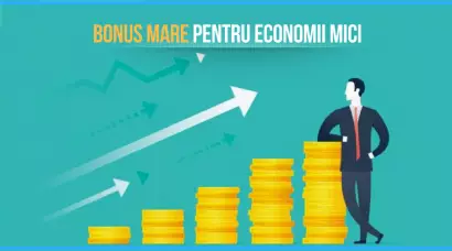 Bonus mare pentru economii mici